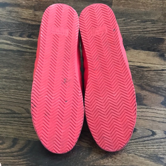 ZARA mens red high top sneakers - Picture 5 of 5